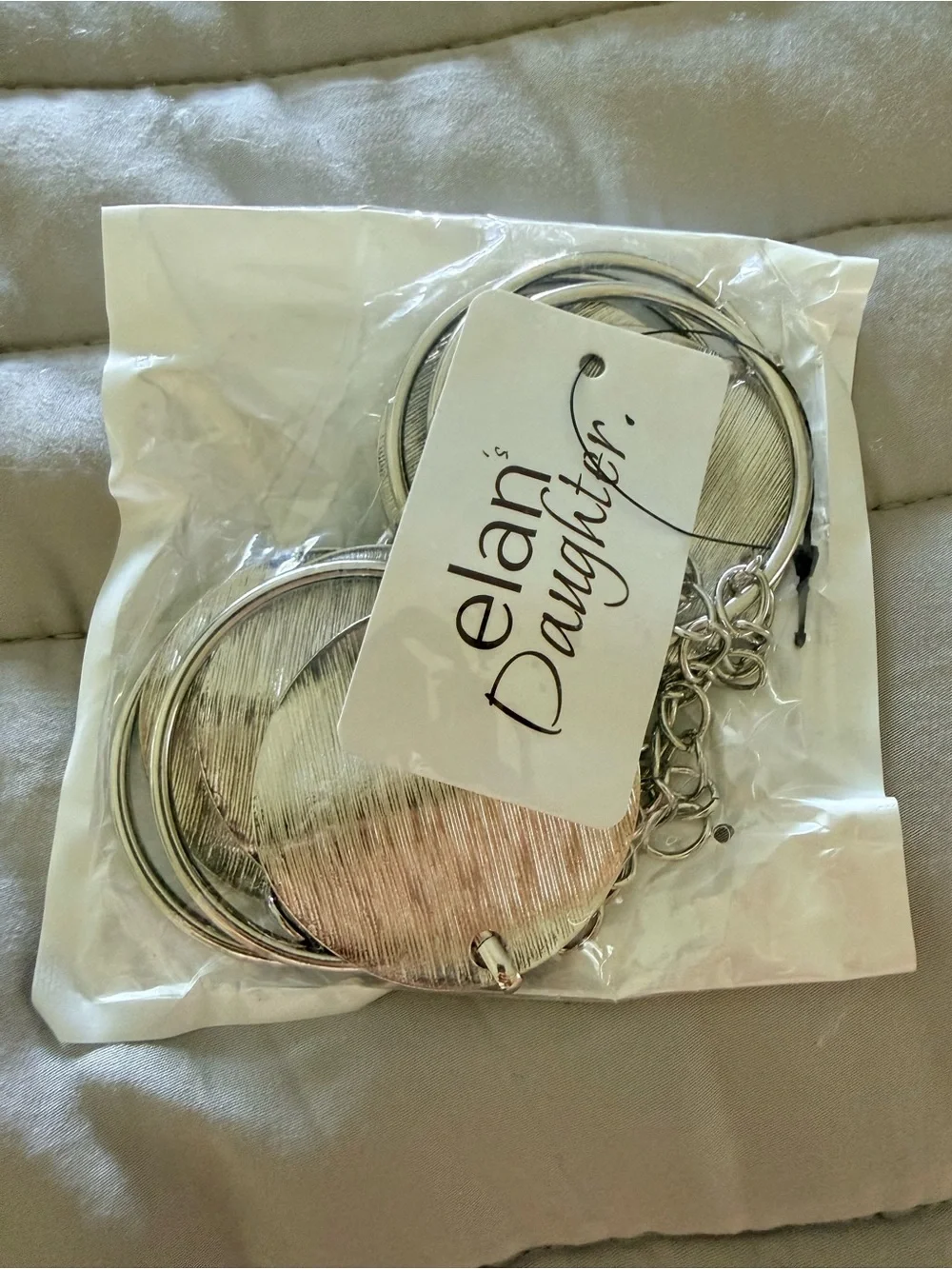 Elan Daughter Silver Multi-Chain Bracelet Set